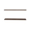 Ecco 47" Wide Floating Shelves Set of 2, Shelves for Wall Decor for Bedroom, Bathroom Storage Shelves, Book Shelves for Living Room