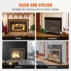 VEVOR Fireplace Screen Single Panel, Sturdy Iron Mesh Fireplace Screen, 38.6"(L) x29.8"(H) Spark Guard Cover, Simple Installation