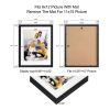 Black Picture Frame Set of 5; Wall Mounting Gallery Photo Frames